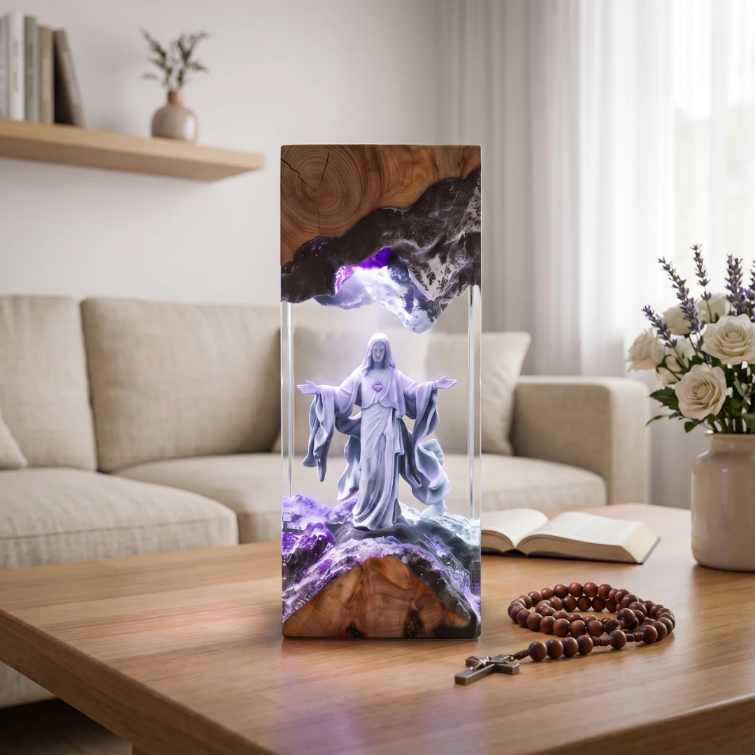 Herz-Jesu-LED-Lampe
