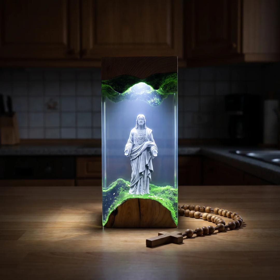Herz-Jesu-LED-Lampe